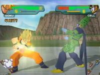 une photo d'Ã©cran de Dragon Ball Z - Budokai sur Nintendo Gamecube